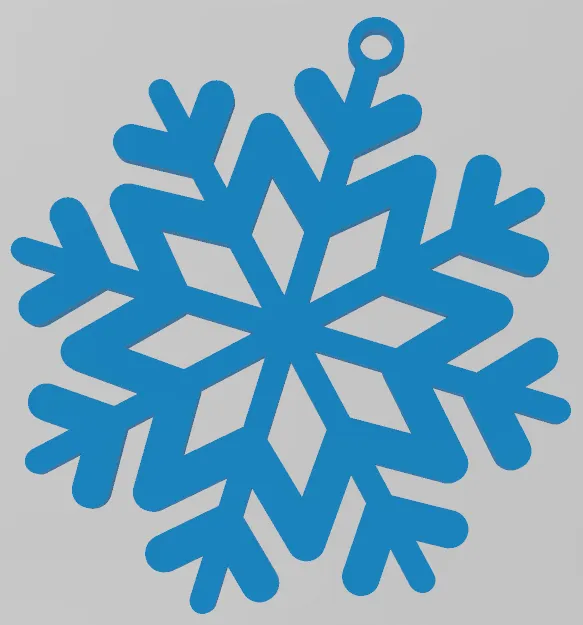 EASY TO PRINT, SNOWFLAKE, CHRISTMAS ORNAMENT 13, ORNAMENTS