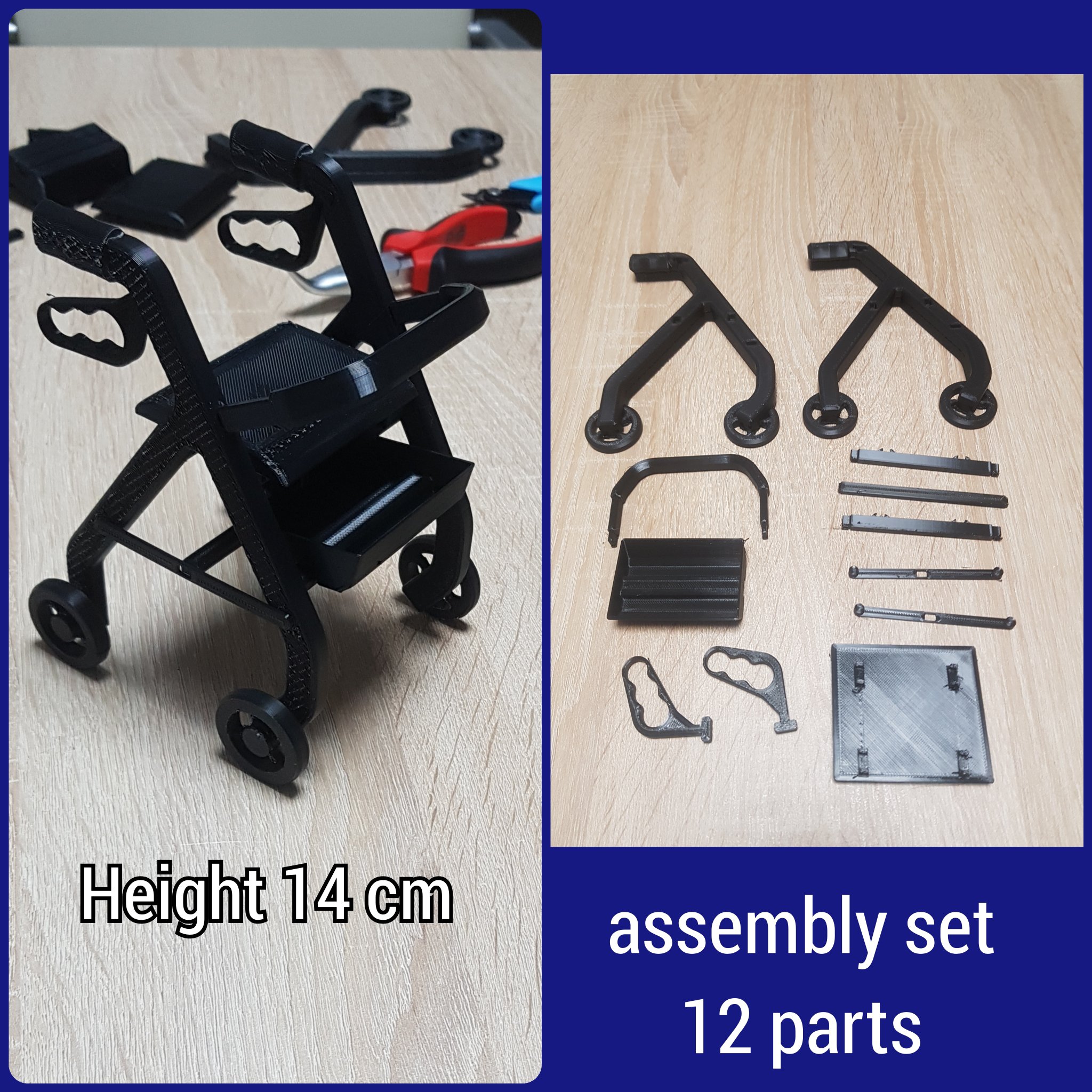 Tiêu đề Walker Rollator Tóm tắt Con lăn này được tạo ra cho m