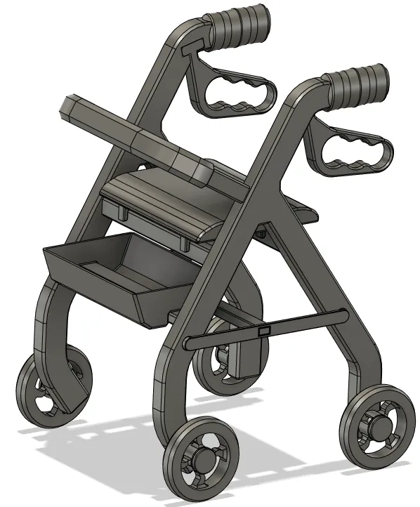 Tiêu đề Walker Rollator Tóm tắt Con lăn này được tạo ra cho m