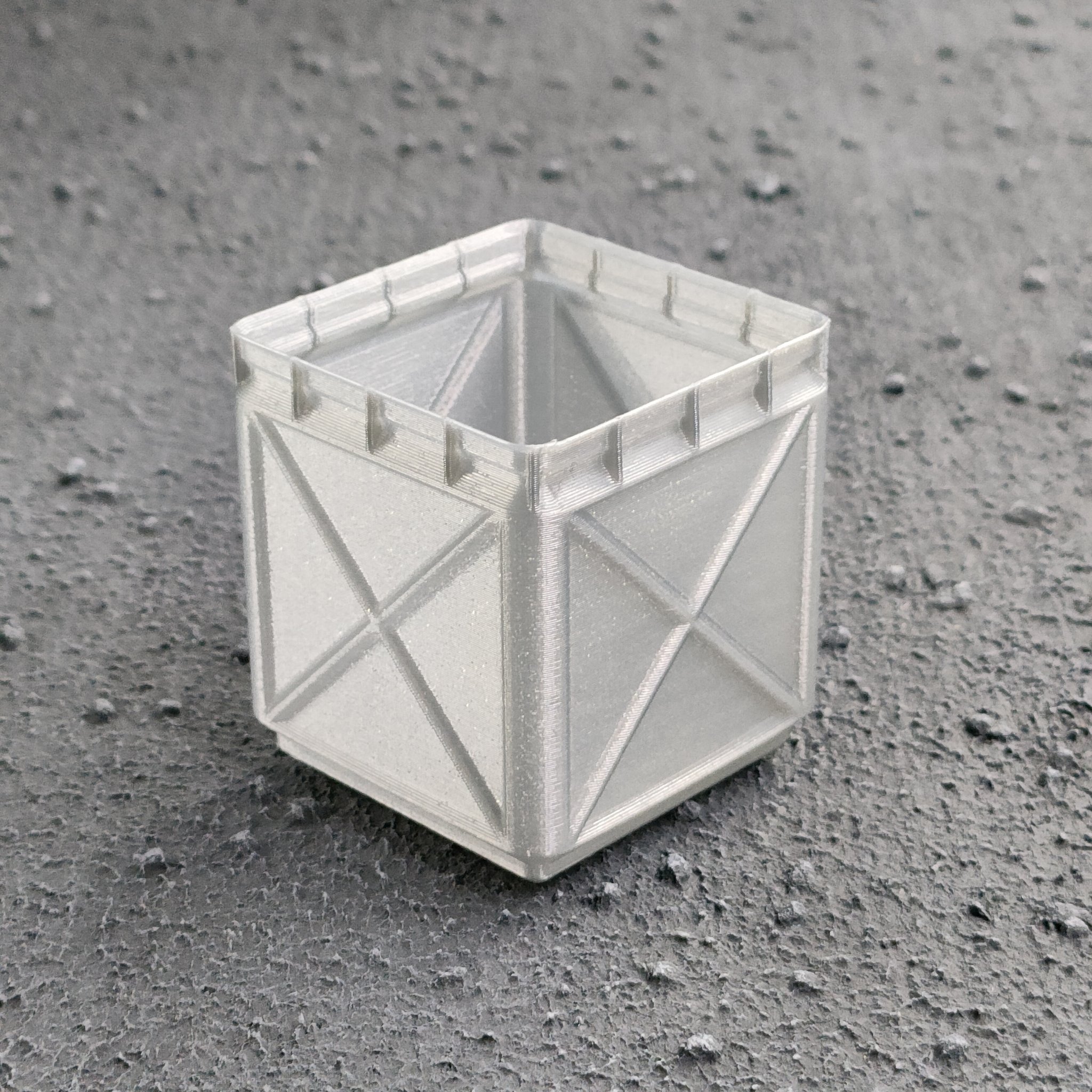 Tiêu đề Thùng đựng chế độ bình Gridfinity có cạnh chắc chắ