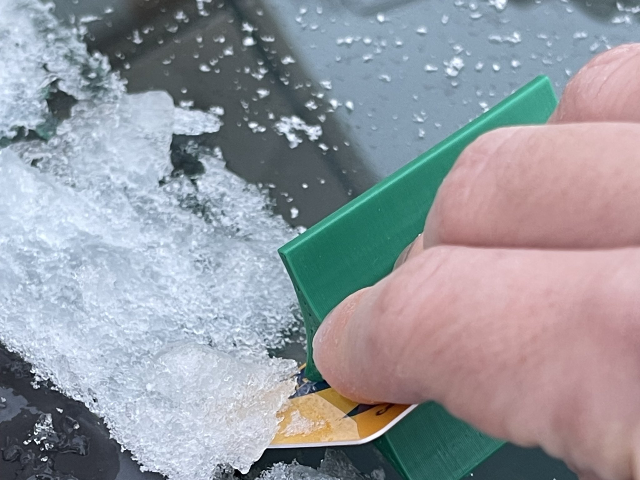 Credit Card Ice Scraper Attachment & Protector