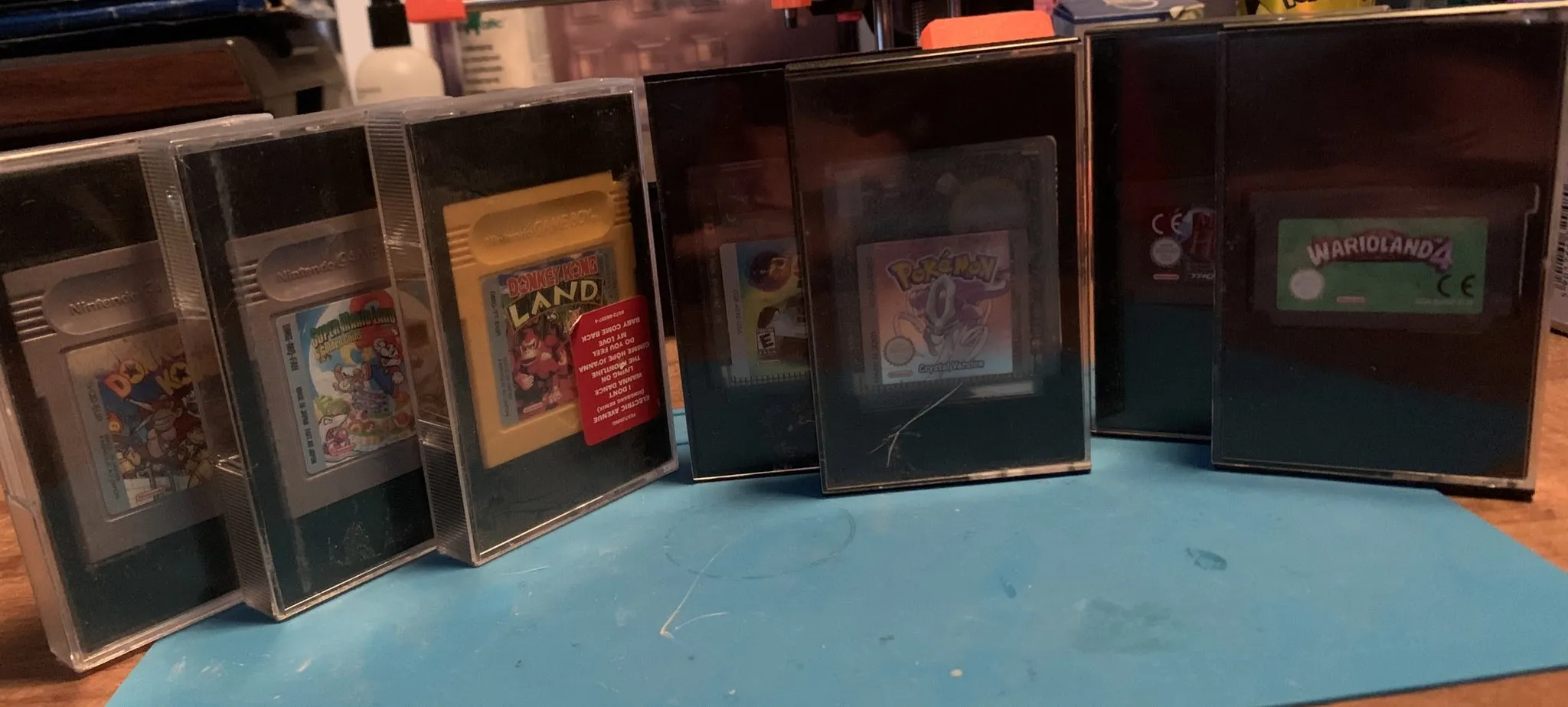 Tiêu đề Hộp đựng băng cassette GameBoy GBGBCGBA Tấm chèn màn