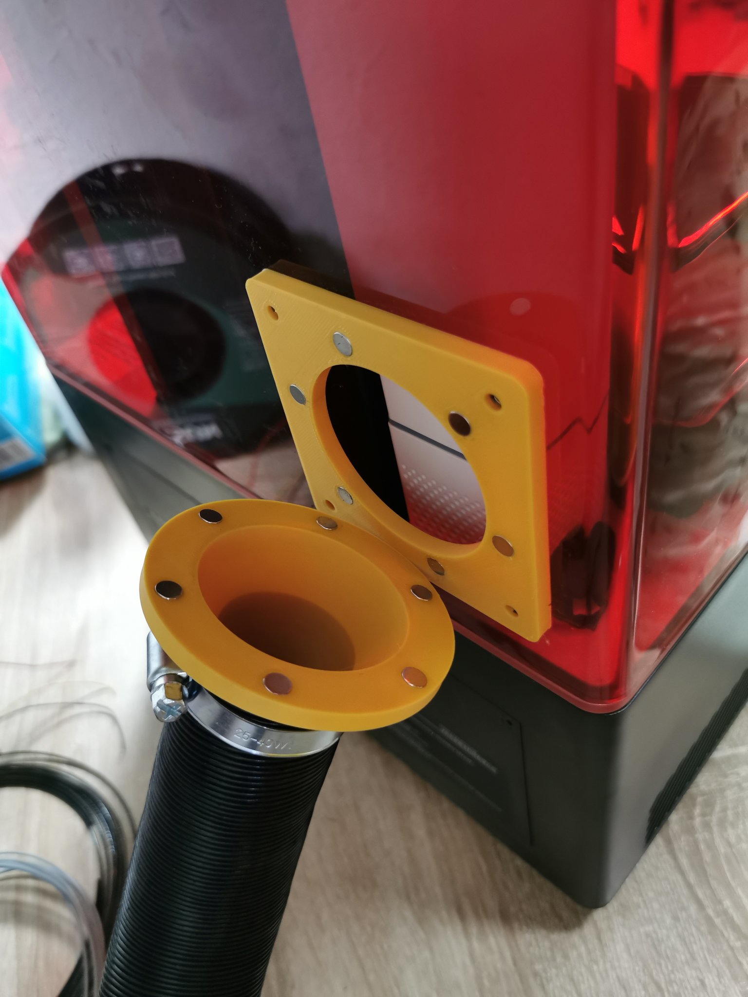 Adapter Ống Thoát Khí Nam Châm Cho Elegoo Saturn 2