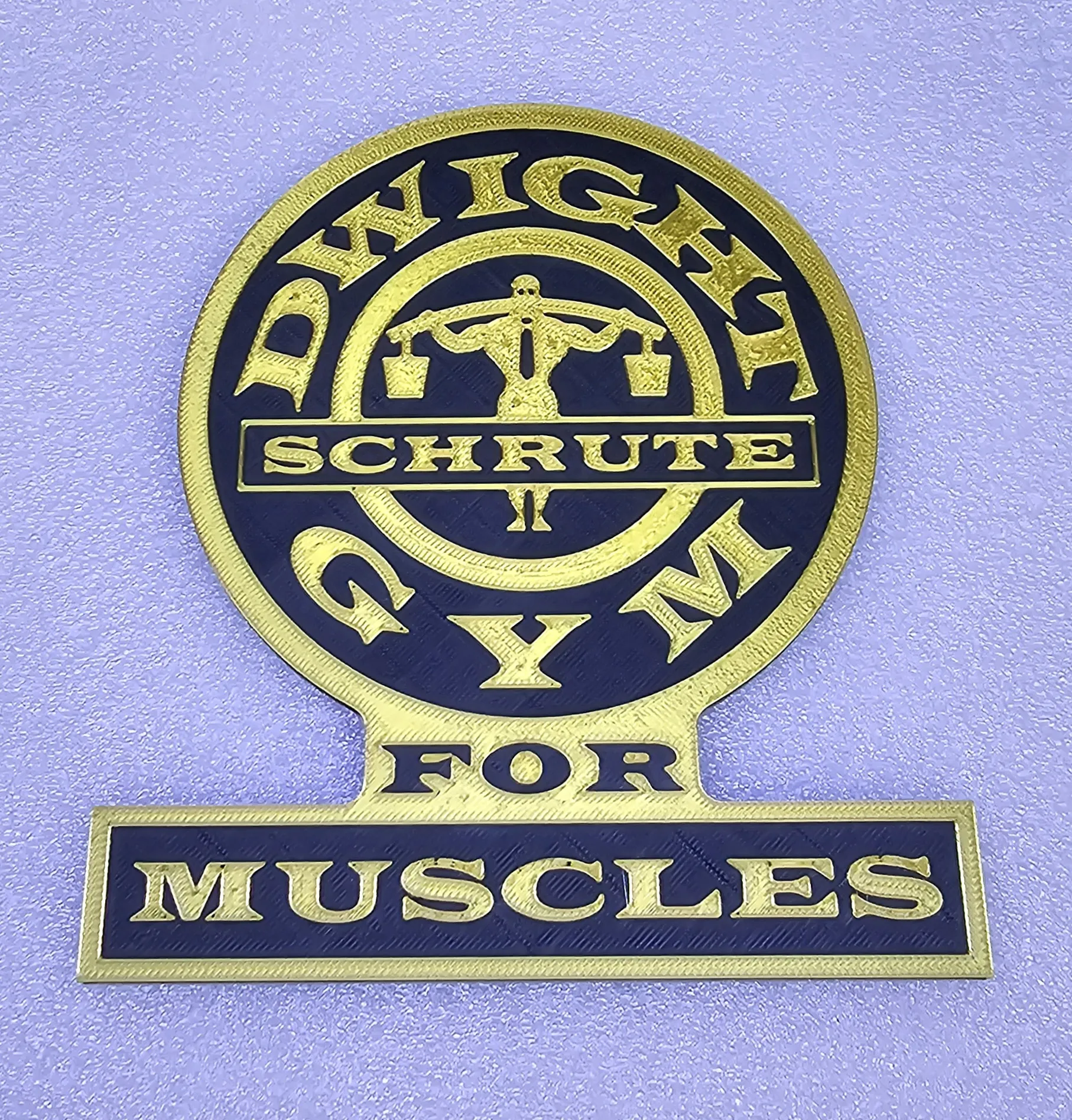 The Office - Dwight Schrute Gym for Muscles (Wall Art/Plaque)