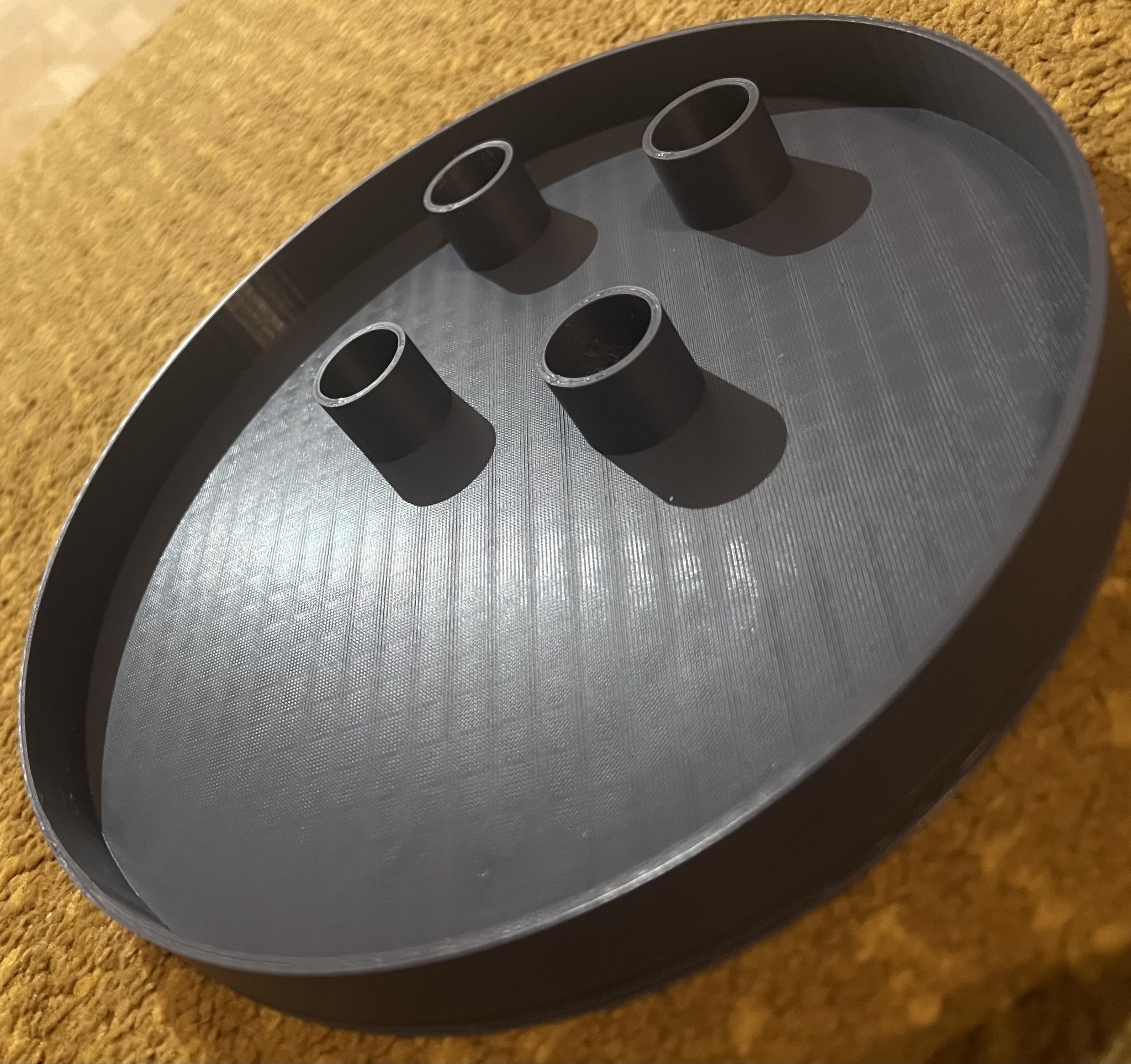 a simple geometric advent wreath