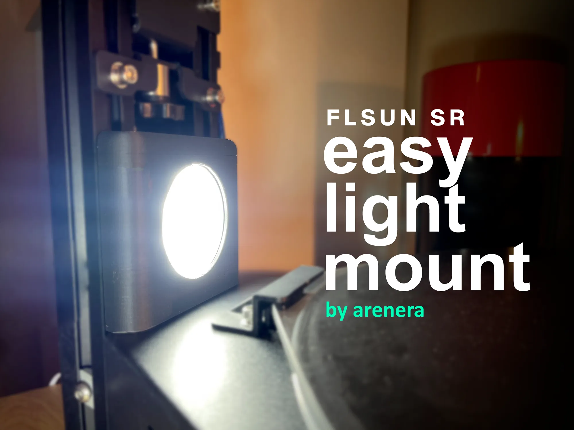 Giá đỡ đèn dễ dàng cho FLSUN SR