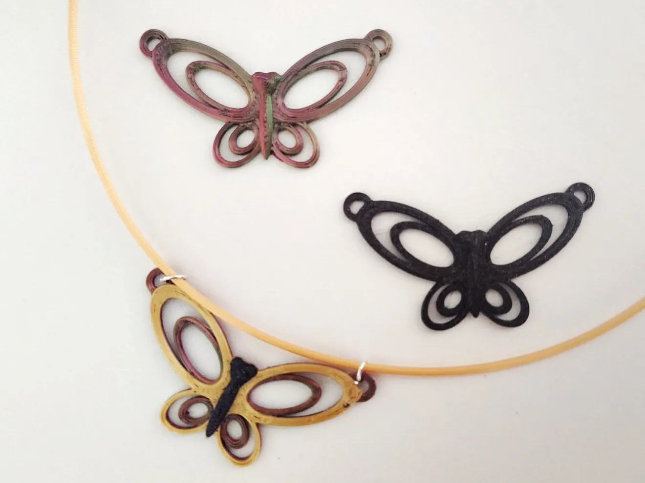 precious butterfly pendant for a necklace