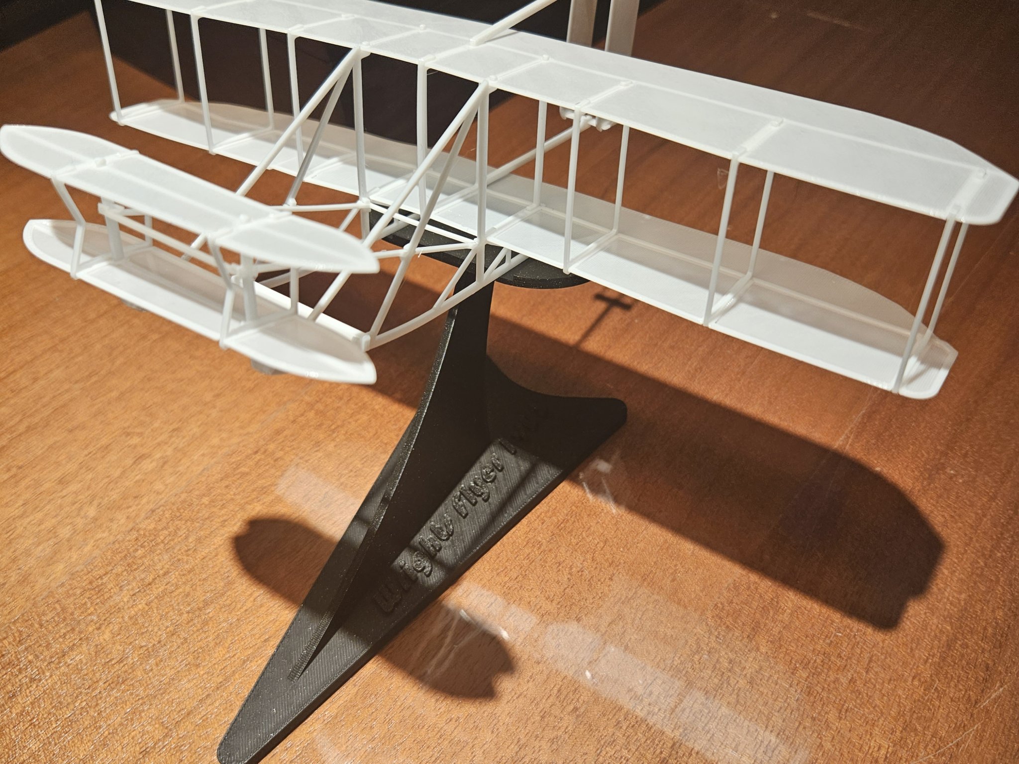 Pedestal for 1:50 scale 1905 Wright Flyer (Glider)