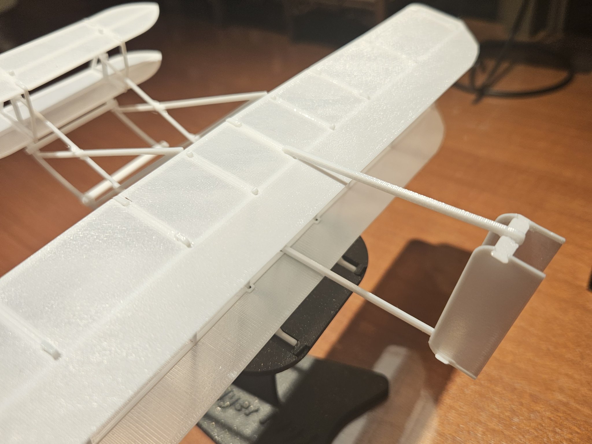 Pedestal for 1:50 scale 1905 Wright Flyer (Glider)