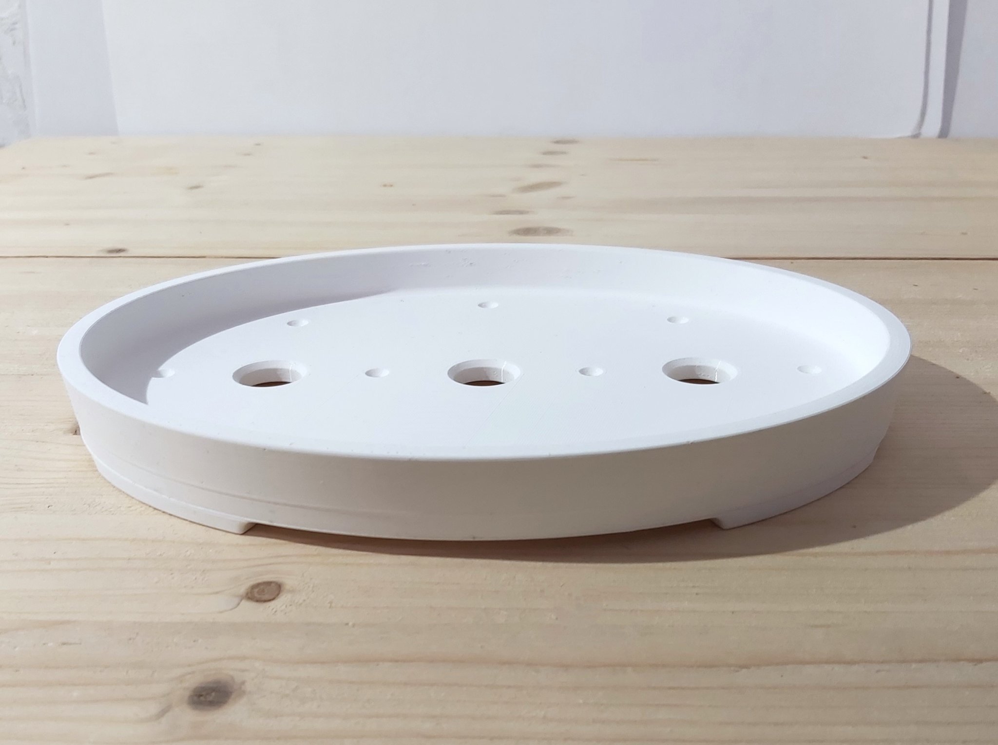 Chậu Bonsai 20 oval phẳng kiểu rừng 262x194x30mm