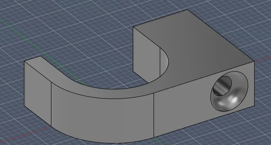 nail-in 17mm pipe clip