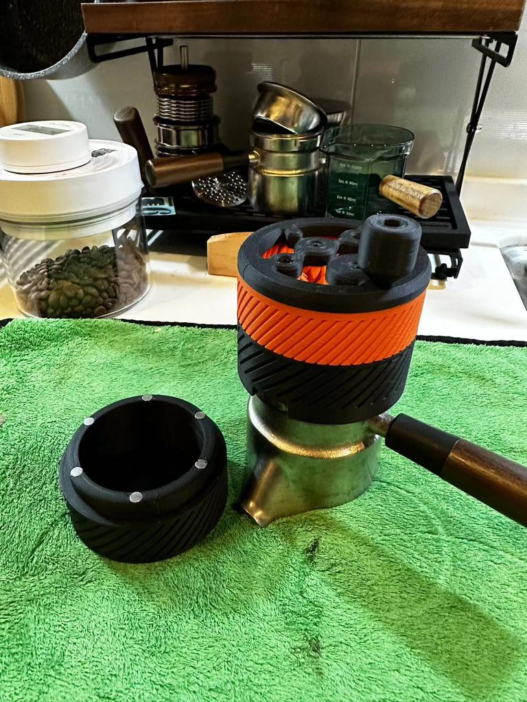 Tiêu đề UMIKOT 54mm Planetary Gear Spirograph Espresso WDT Tool cho 9barist