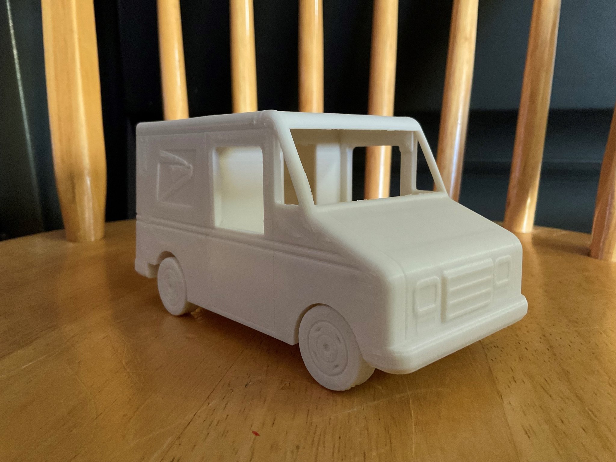 Tiêu đề In tại chỗ USPS Mail Truck Grumman LLV Tóm tắt In tại ch