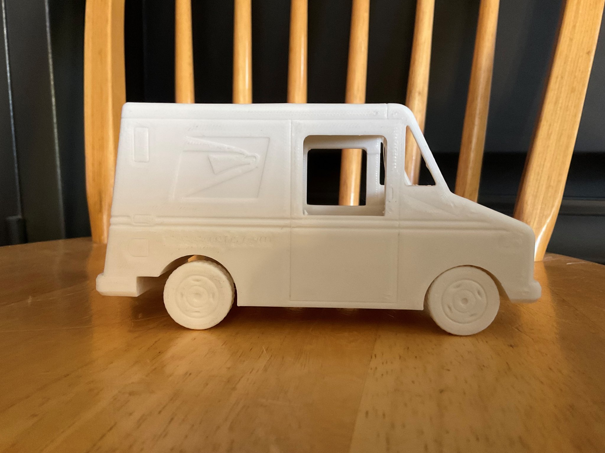 Tiêu đề In tại chỗ USPS Mail Truck Grumman LLV Tóm tắt In tại ch