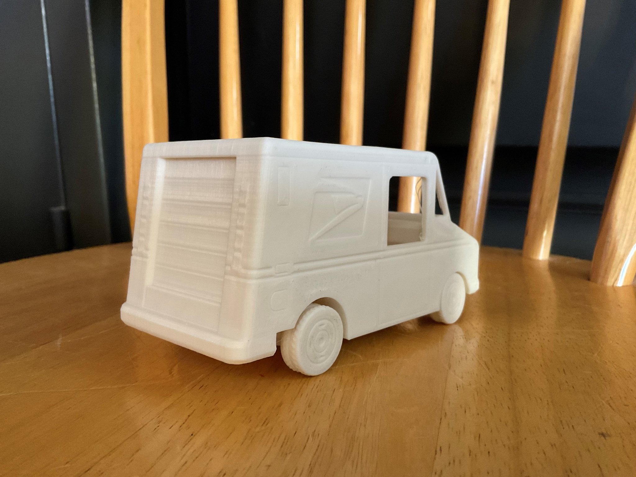 Tiêu đề In tại chỗ USPS Mail Truck Grumman LLV Tóm tắt In tại ch