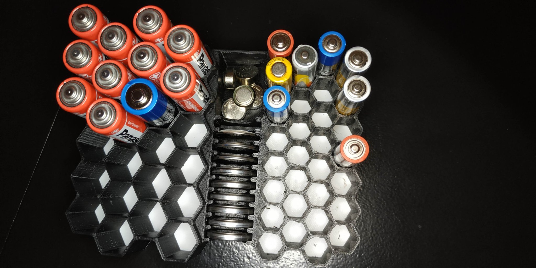 Tiêu đề Battbox Tổng hợp Hộp đựng pin AA AAA CR2032 và các l