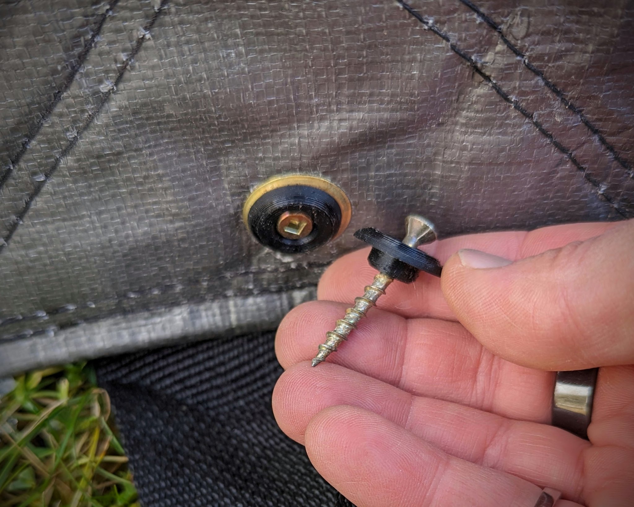 Tiêu đề Vòng đệm Grommet có bậc để cố định tấm bạt Tóm