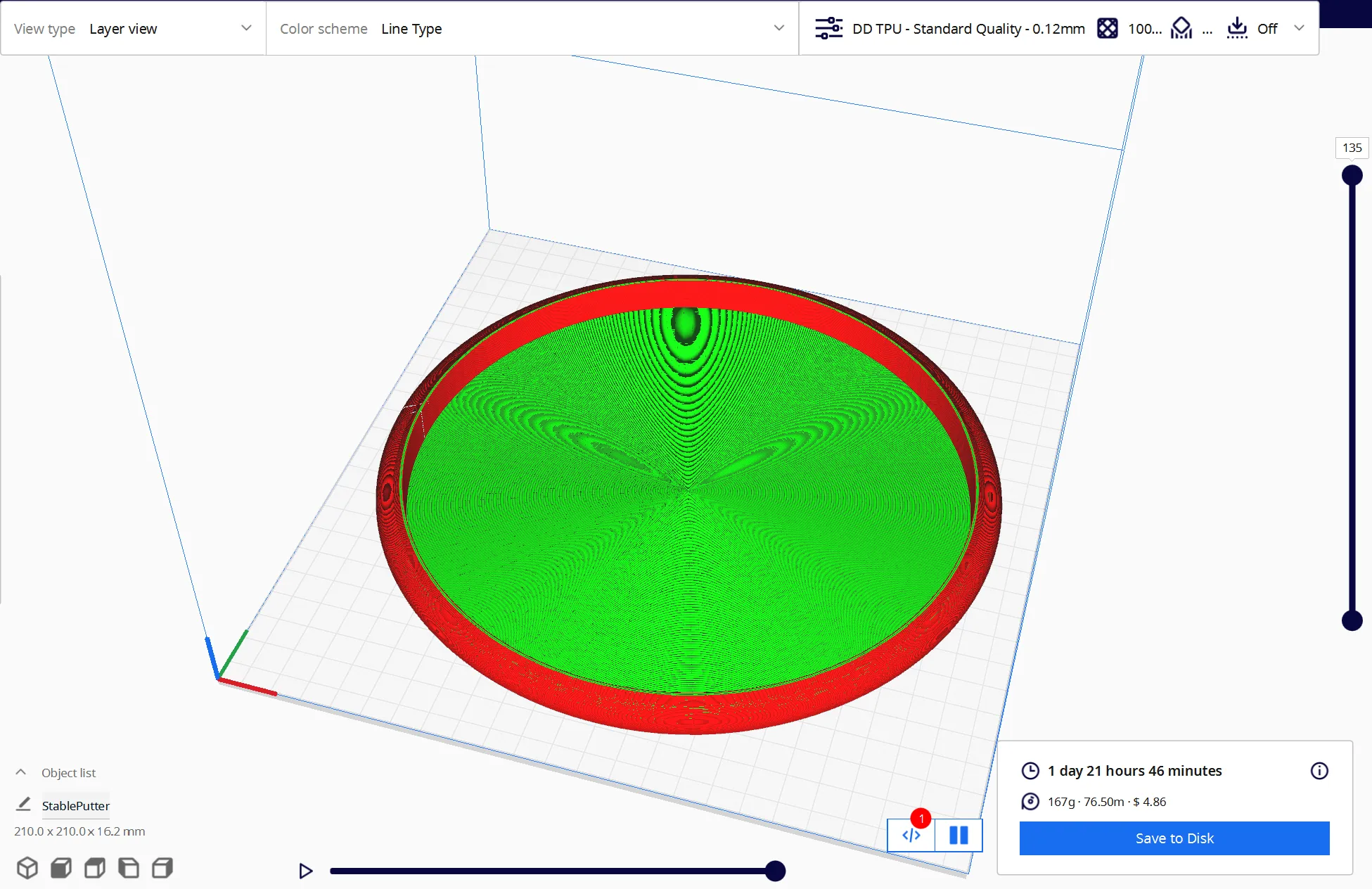 Tiêu đề Máy đánh gôn đĩa ổn định trượt thấp Tóm tắt Di