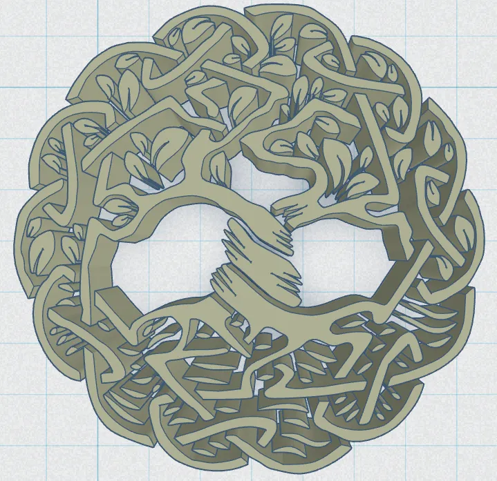 Mặt Dây Chuyền Cây Sự Sống Celtic / Norse 25