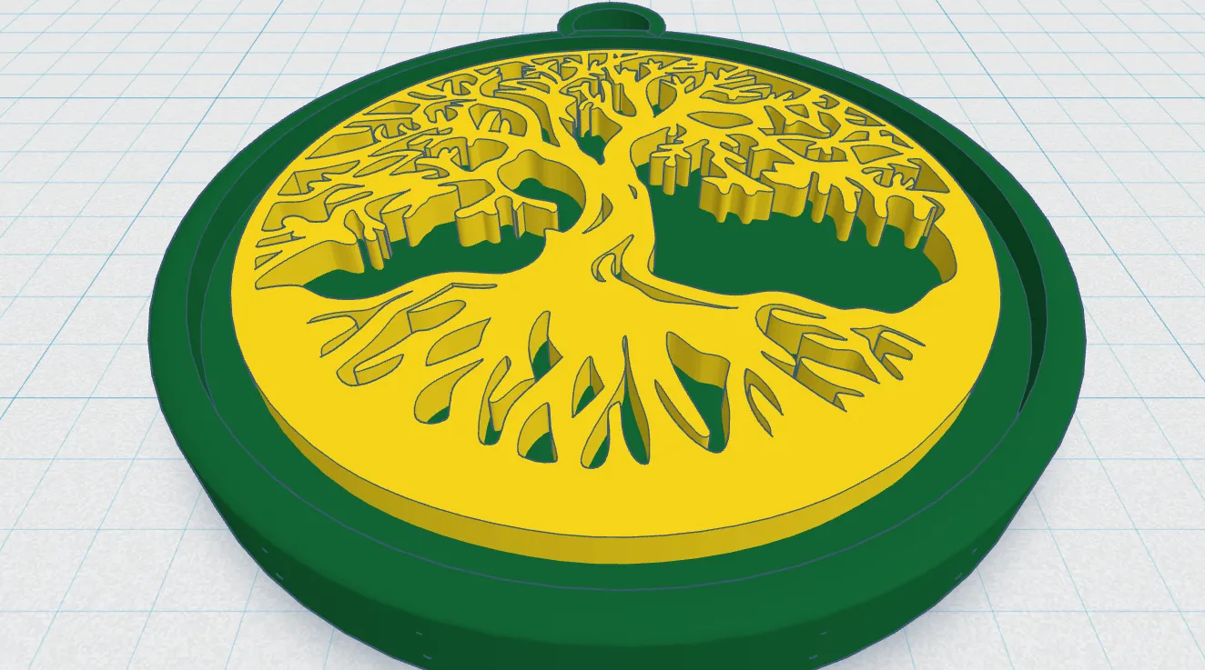 Mặt dây chuyền Cây Sự Sống Celtic / Norse 9