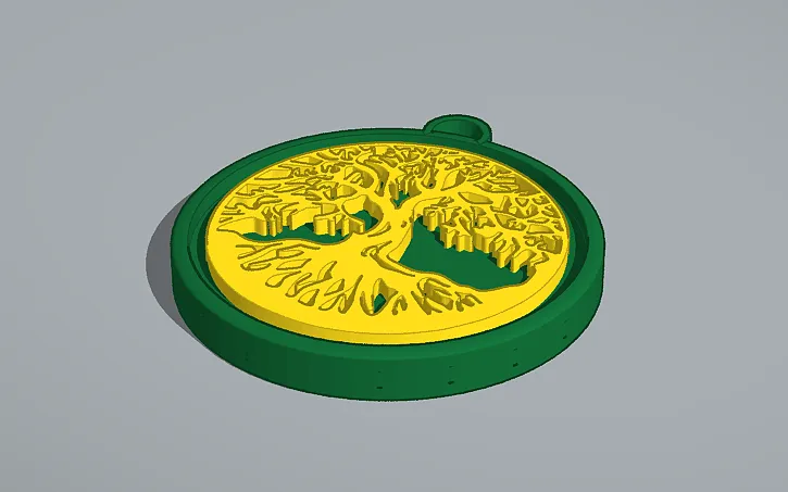 Mặt dây chuyền Cây Sự Sống Celtic / Norse 9