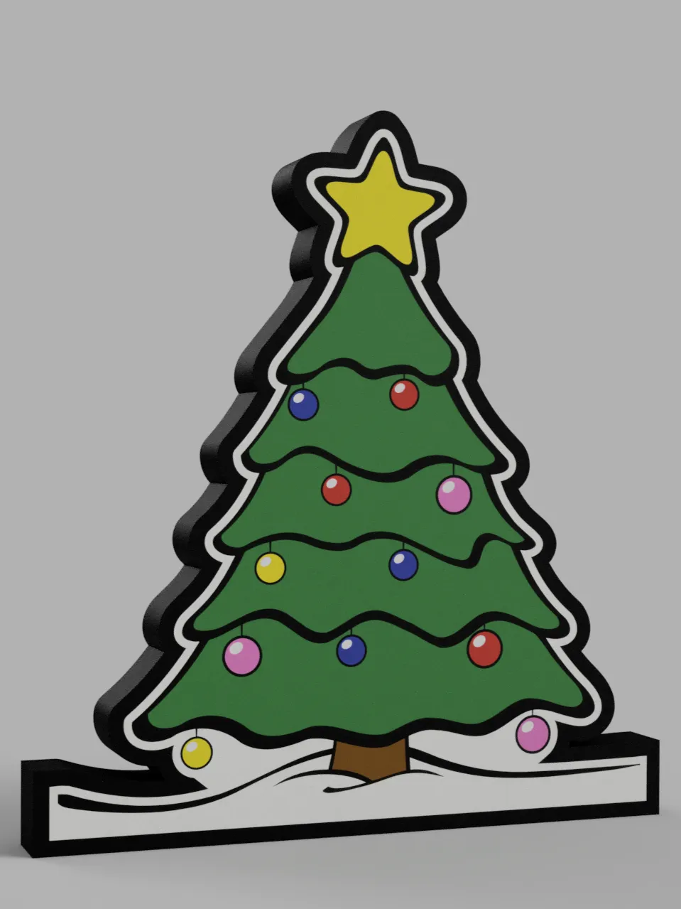 Tiêu đề Hộp đèn cây thông Noel Tóm tắt Một Cây thông Noel đ