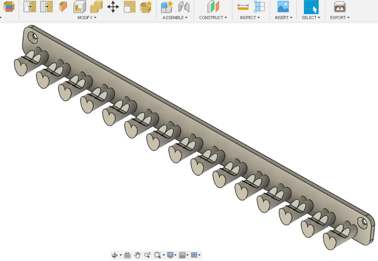 Simple necklace holder