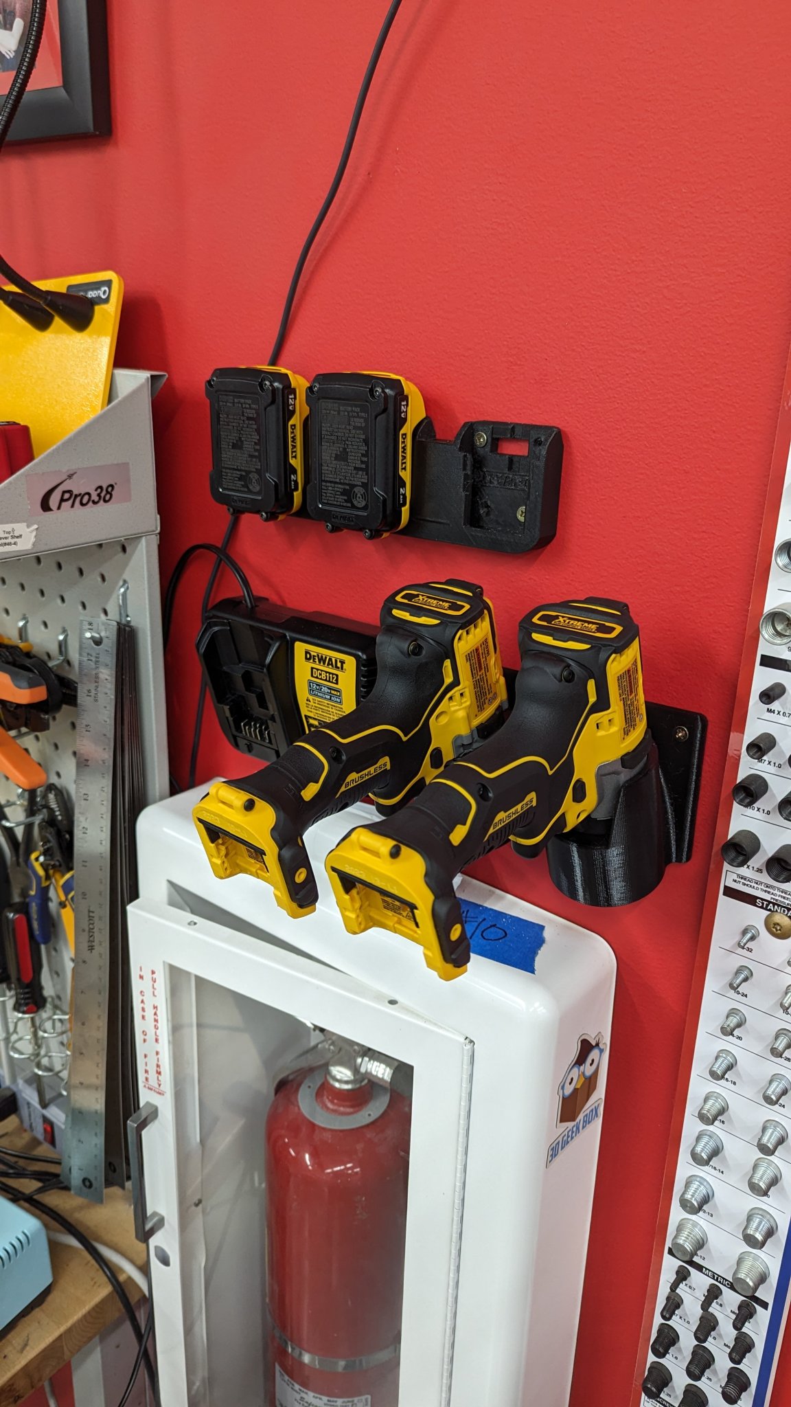 12v Dewalt Drill and Impact Wall Holders