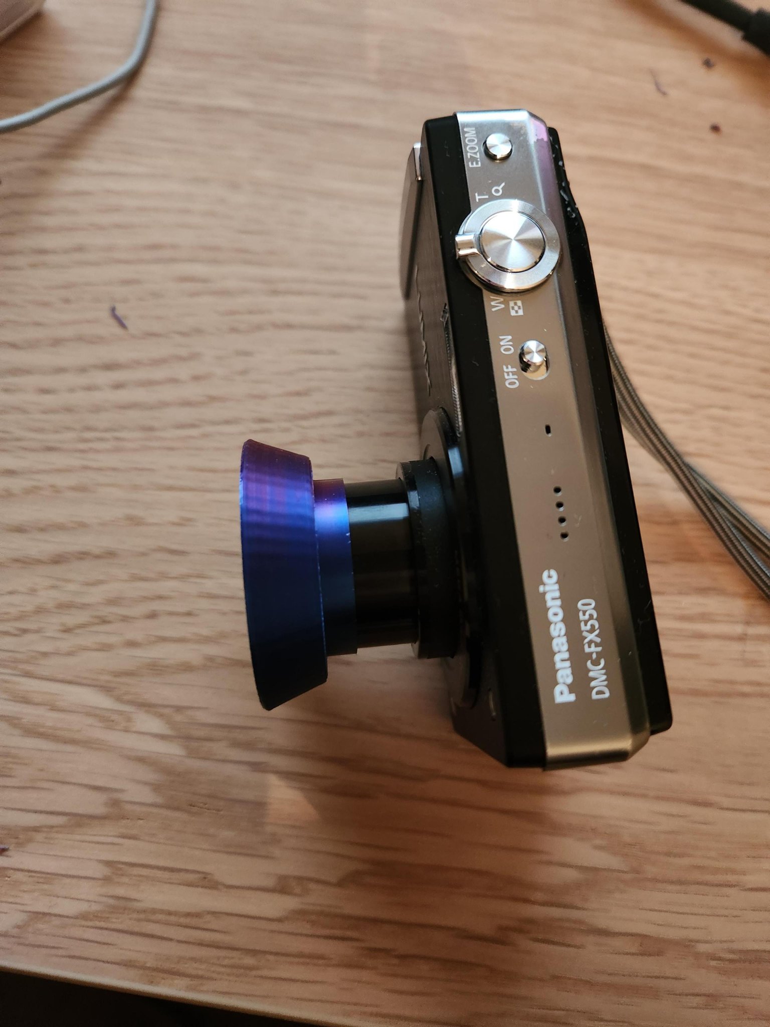 Filter adapter for Panasonic lumix camera 30mm lens or filter