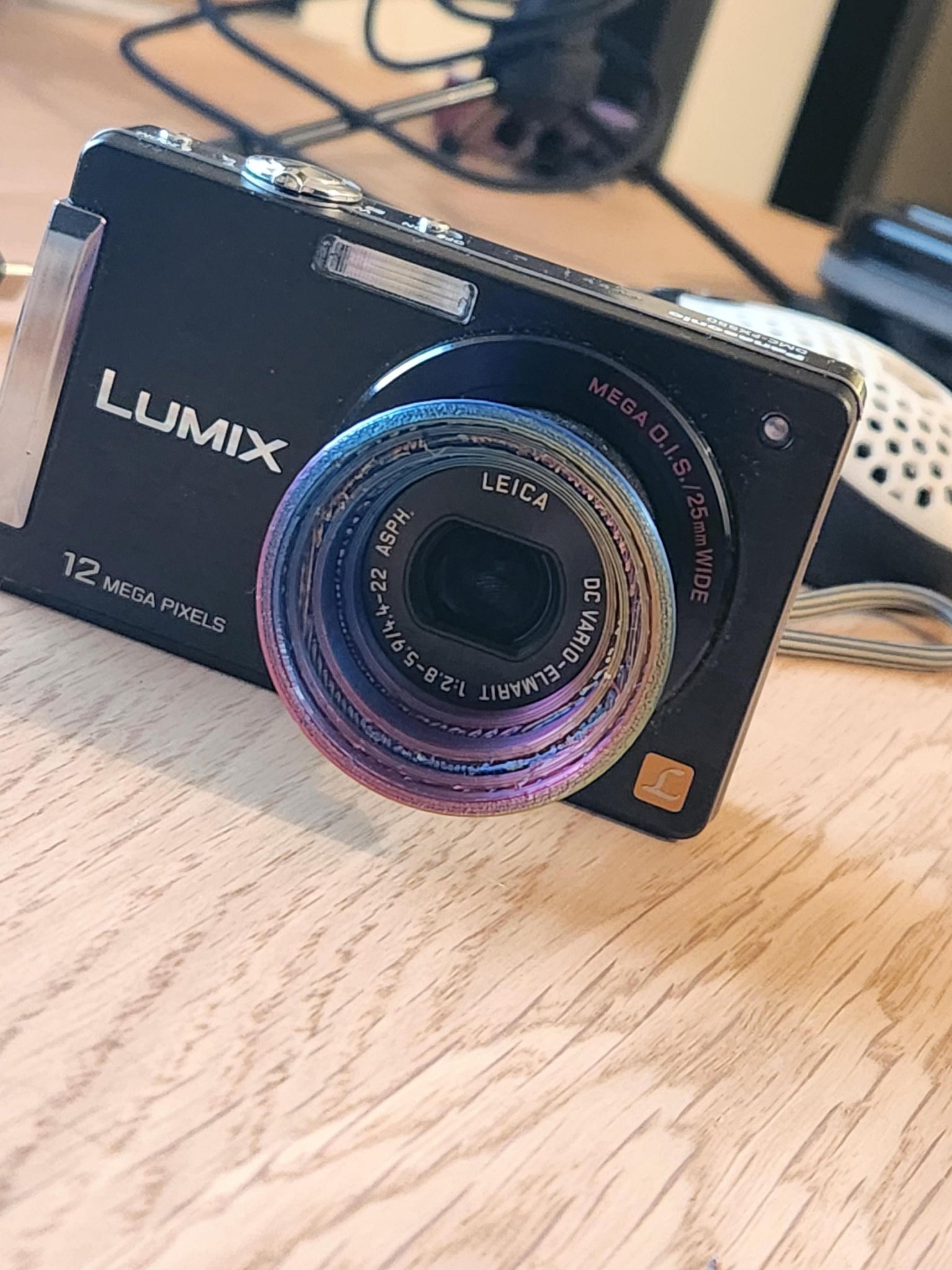 Filter adapter for Panasonic lumix camera 30mm lens or filter