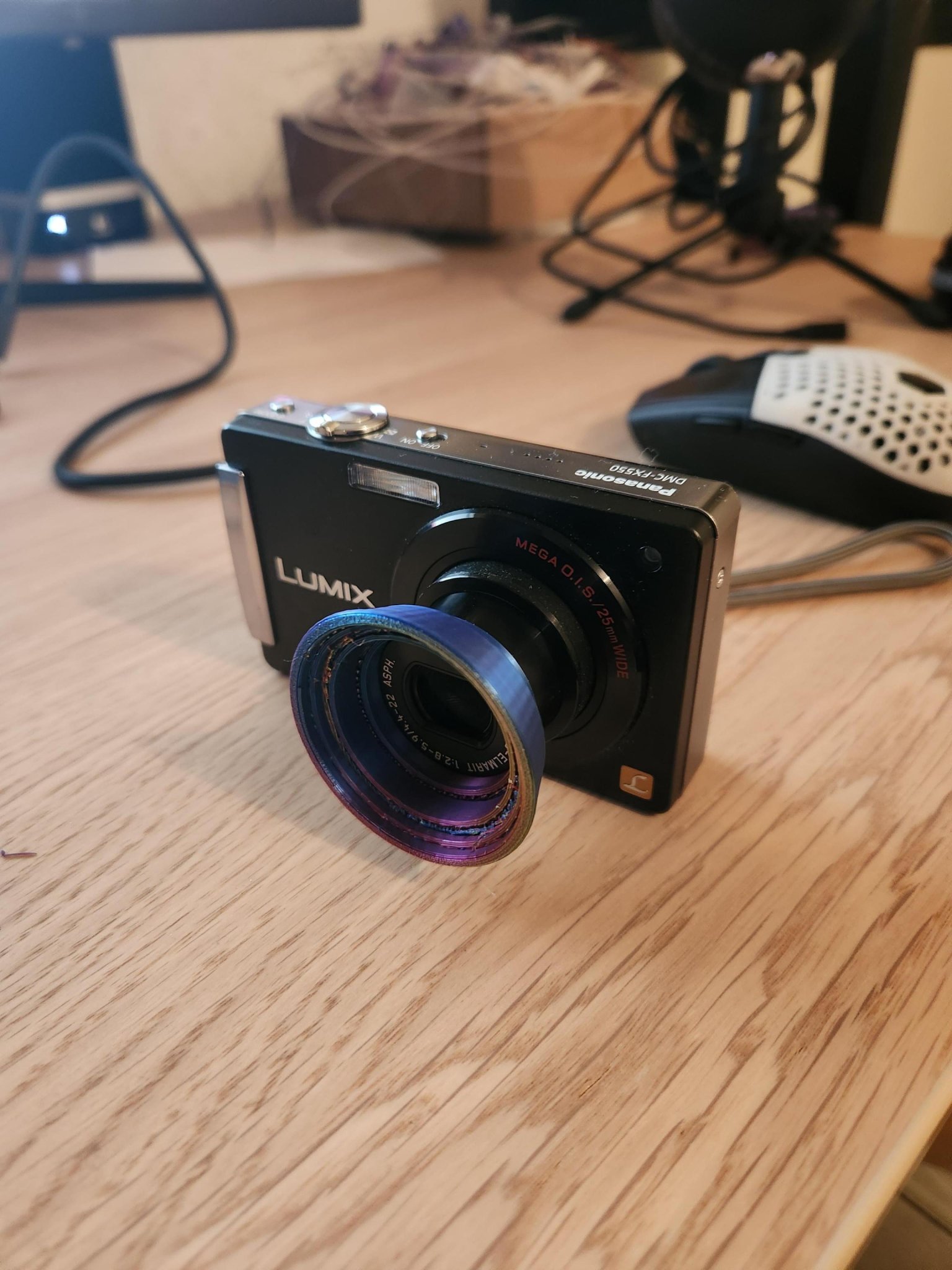 Filter adapter for Panasonic lumix camera 30mm lens or filter