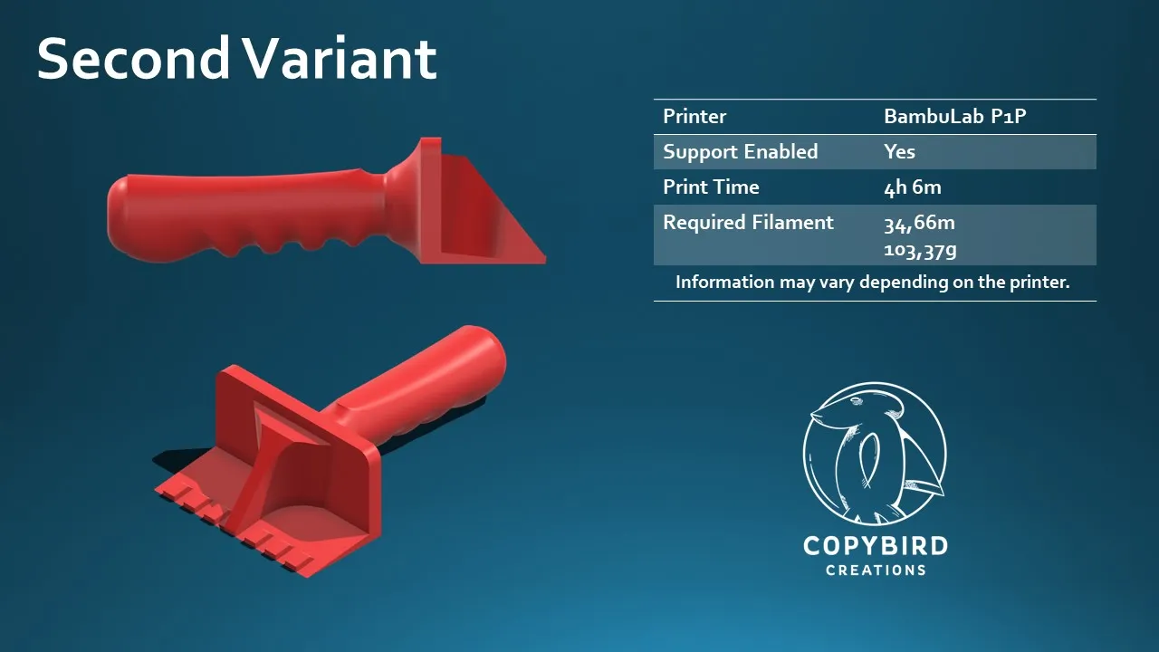 Dụng Cụ Cào Băng Kính Ô Tô Công Thái Học Có Chống Băng Tích Hợp