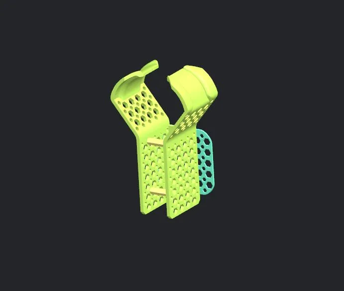 Tiêu đề Headphone Wallmount Hex Design - Headphone Wandhalter Tóm tắt