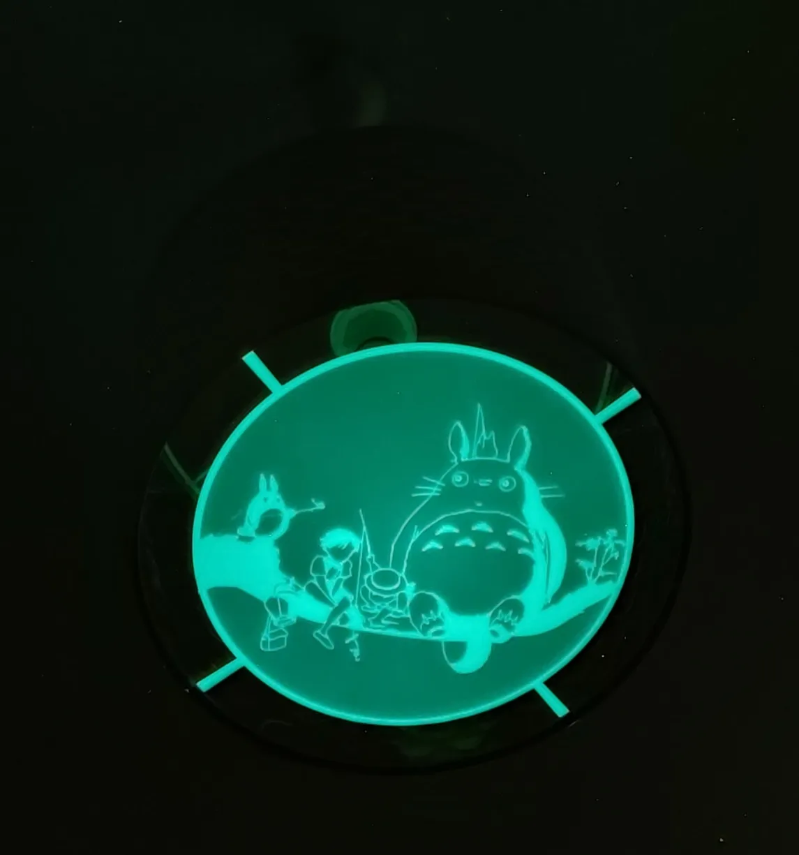 Tiêu đề Totoro ngồi trên cây Ikea chèn chao đèn 32 cm Glow in the D