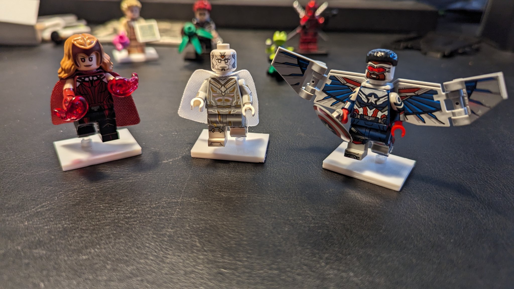 Lego action/flying minifig baseplate