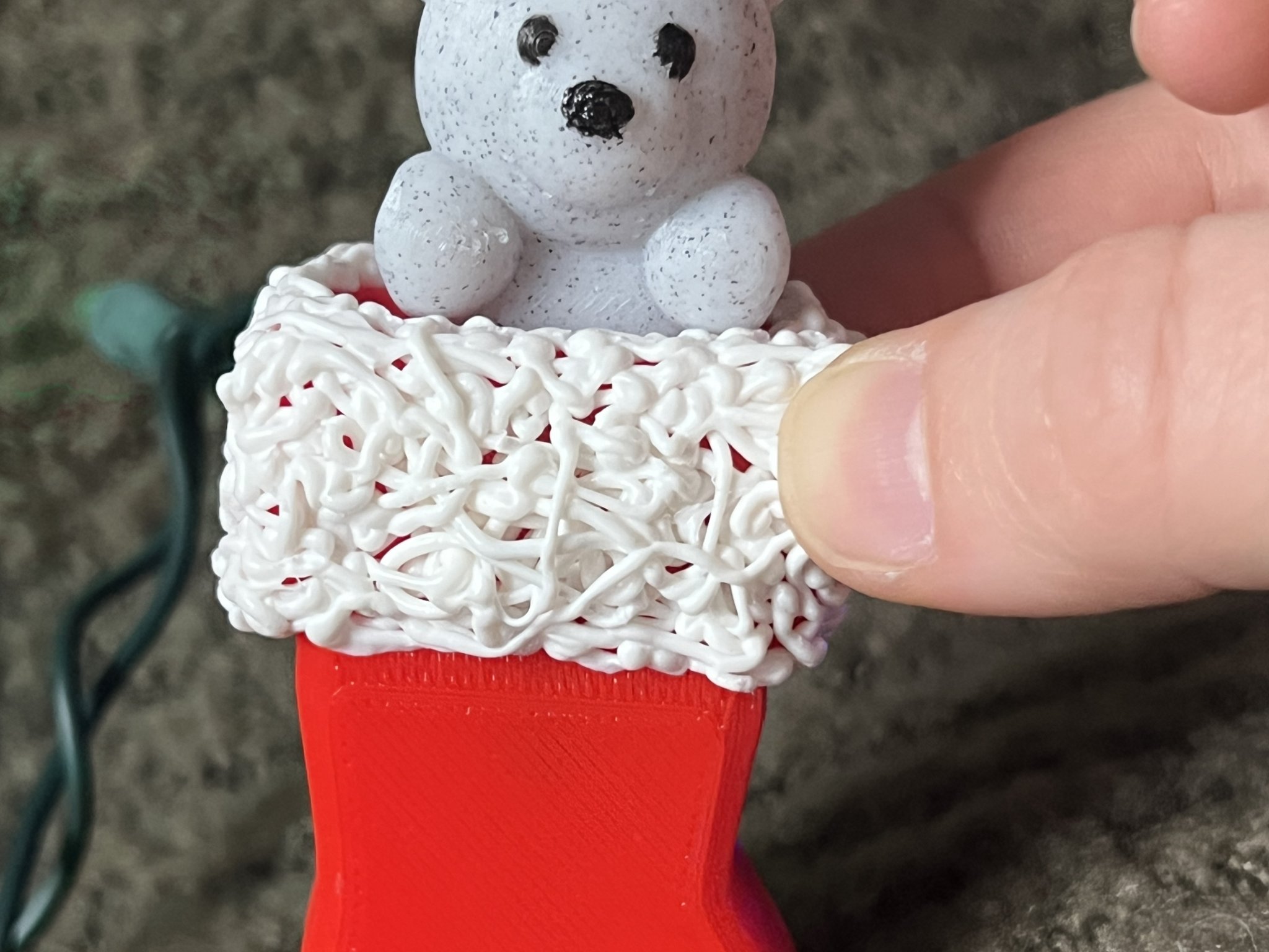 Gấu Tất Giáng Sinh Fidget