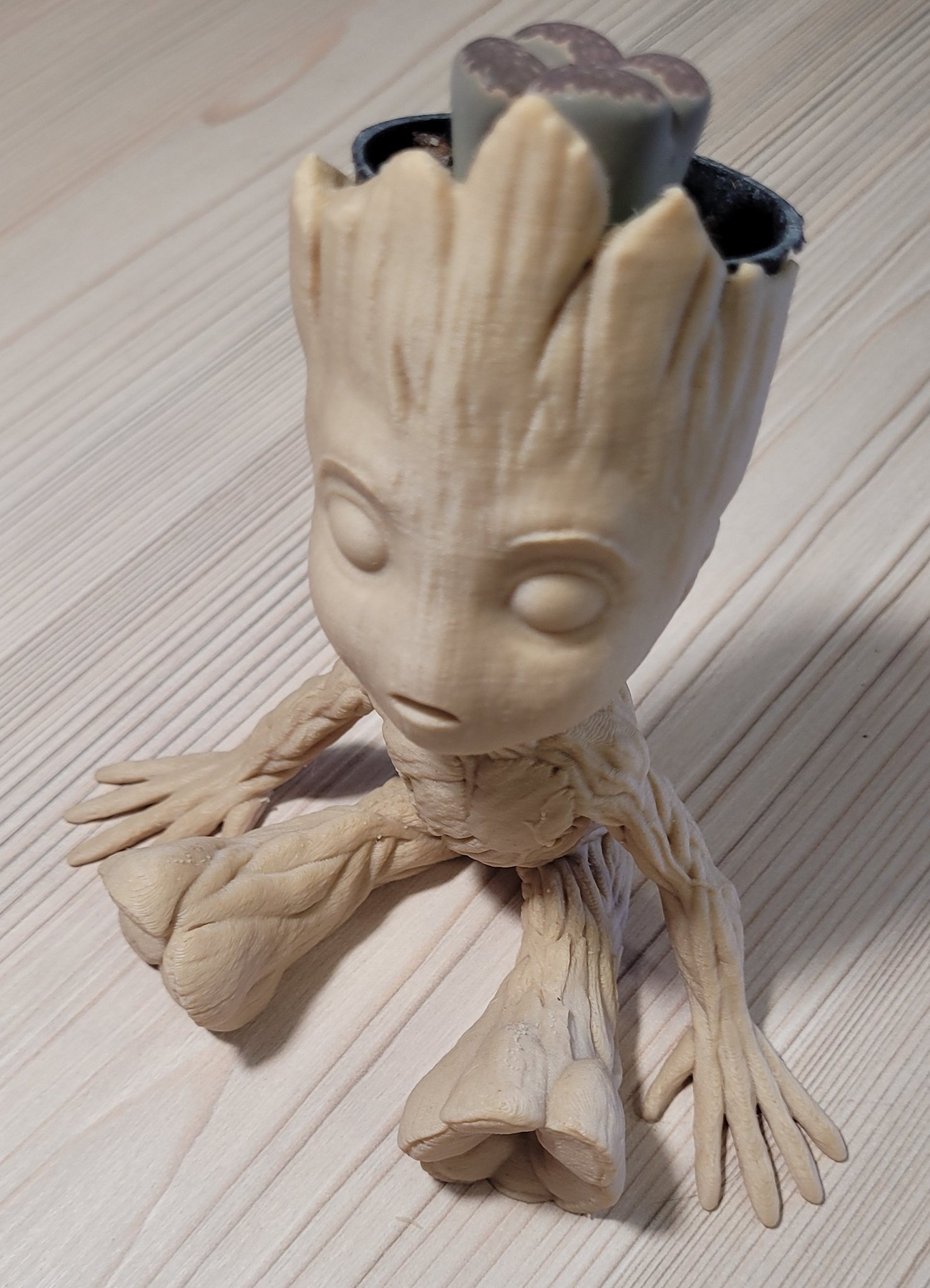 Tiêu đề Bé Groot chậu trồng cây Tổng hợp Chậu trồng cây Ba