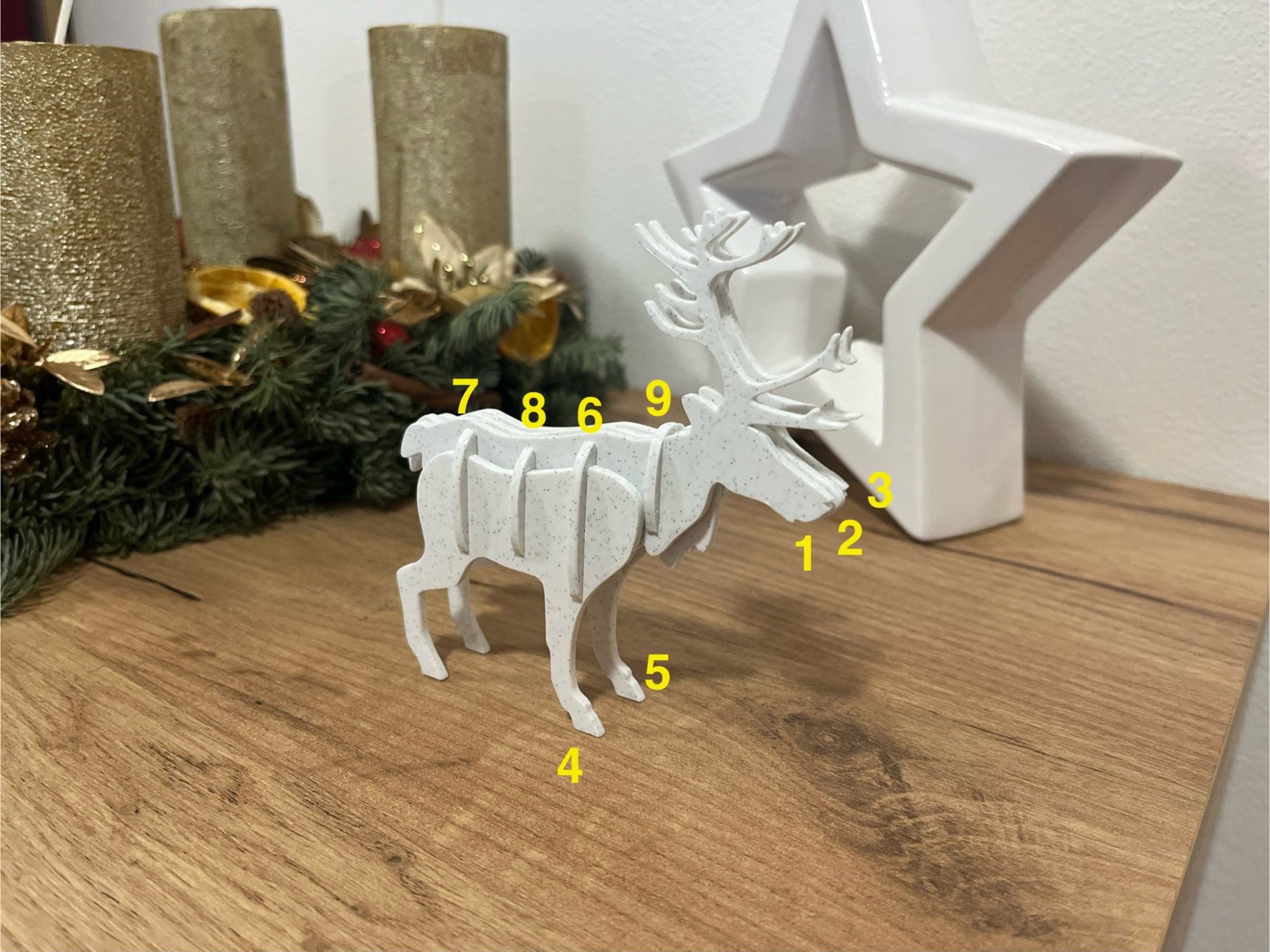 Đồ trang trí Giáng Sinh "Tuần Lộc"