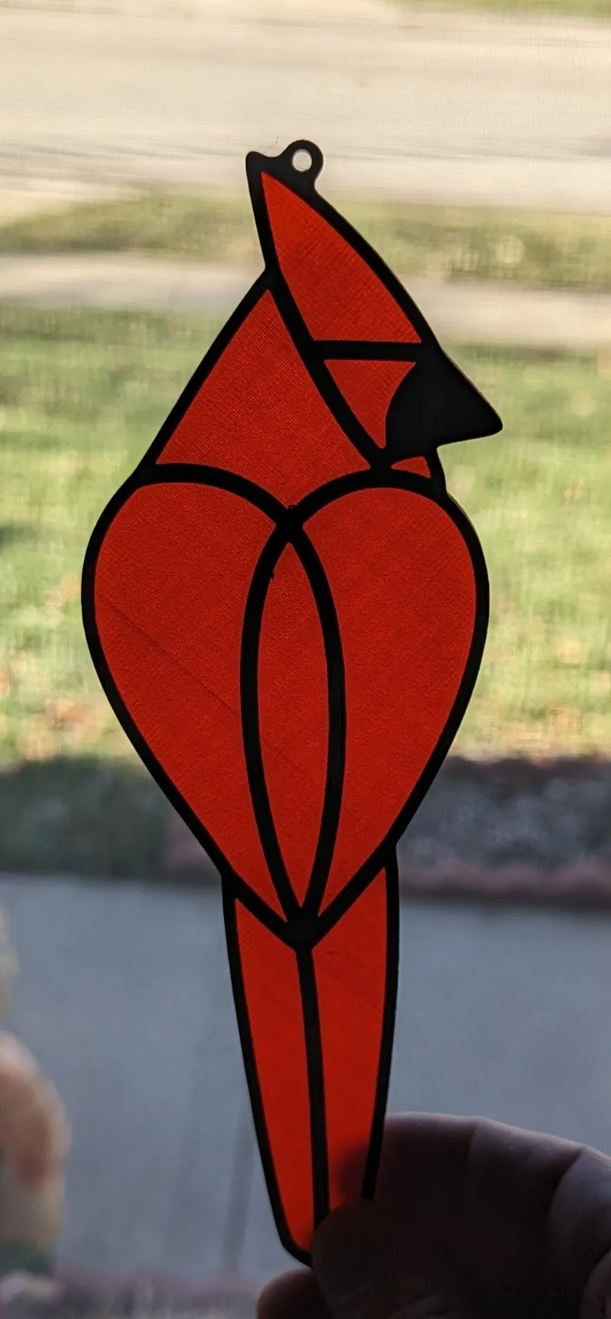 Tiêu đề Cardinal - Kính Màu Suncatcher Kết Hợp Remix Tóm tắt Rem