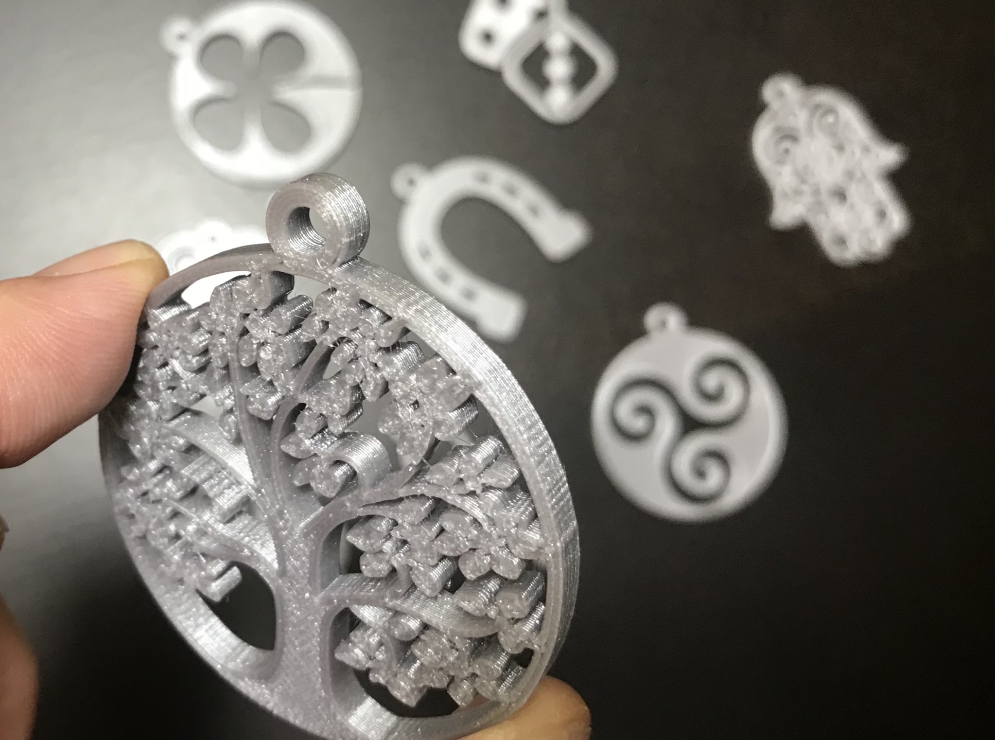 Title Bùa may mắn Amuletos de la suerte Tổng hợp Bộ 9 mặt dây c