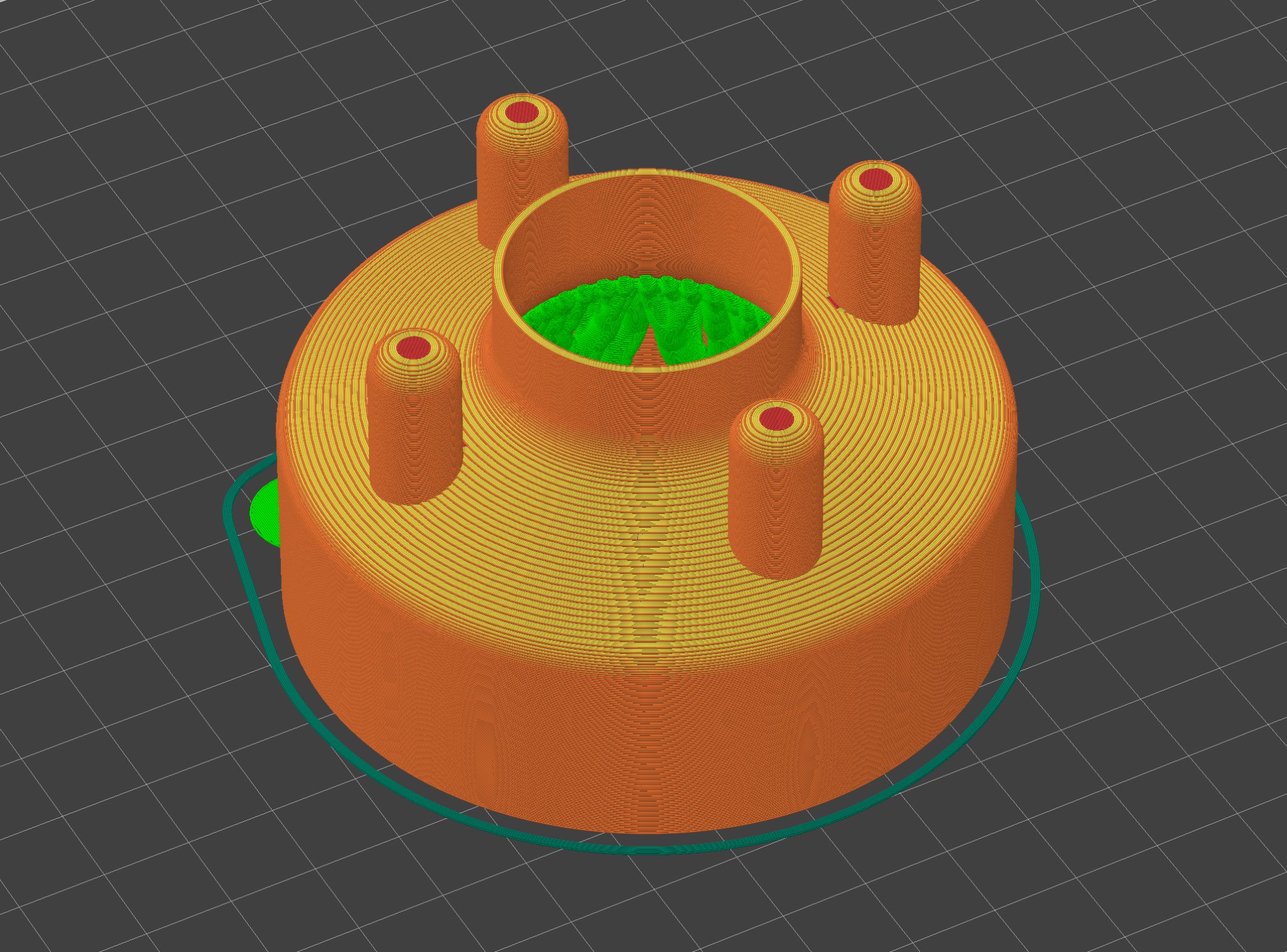 Đế đứng Oral-B iO có chỗ cắm 4 đầu bàn chải