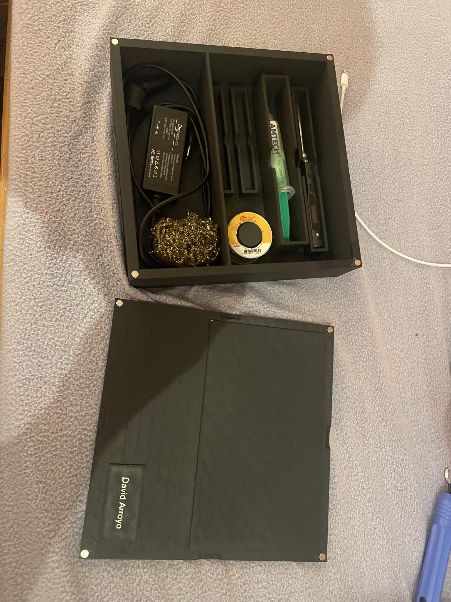 TS100 Soldering iron Organizer/Box/Storage