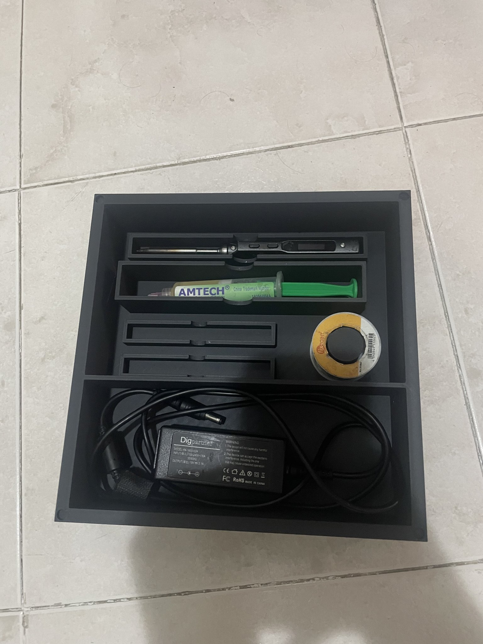 TS100 Soldering iron Organizer/Box/Storage