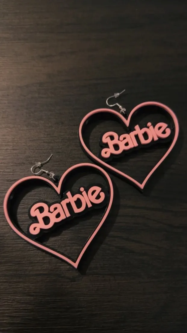 Barbie Heart Earrings