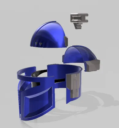 Mũ Giáp Mandalorian Nặng Tùy Chỉnh