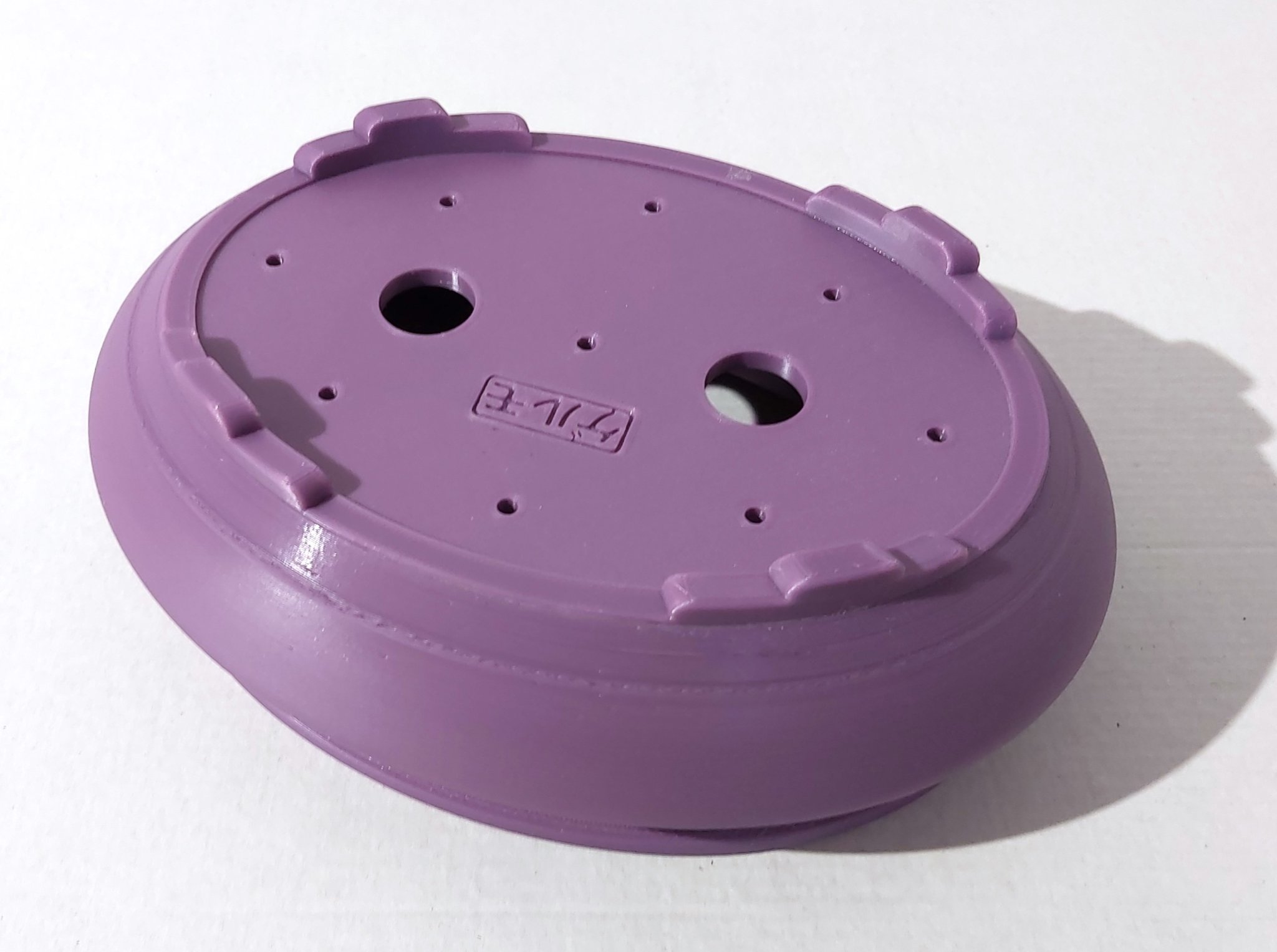 Chậu bonsai 17 oval tròn có viền 222x172x75mm