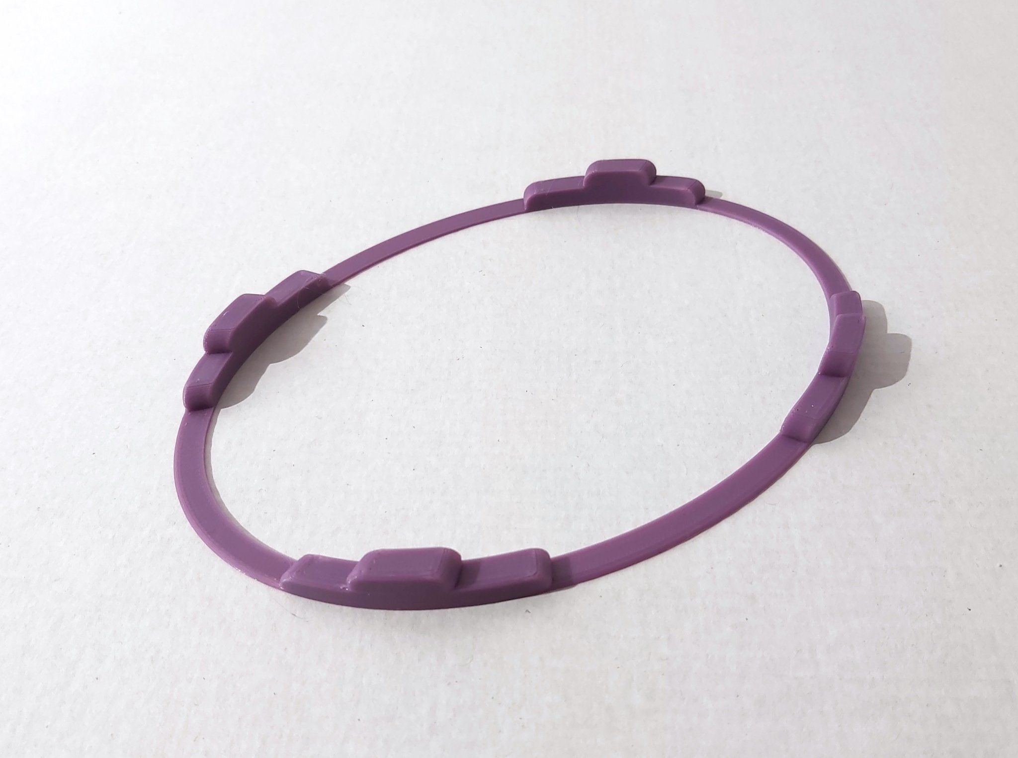 Chậu bonsai 17 oval tròn có viền 222x172x75mm