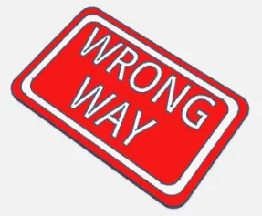 Tiêu đề SAI biển báo móc khóa Tóm tắt Biển báo sai đường