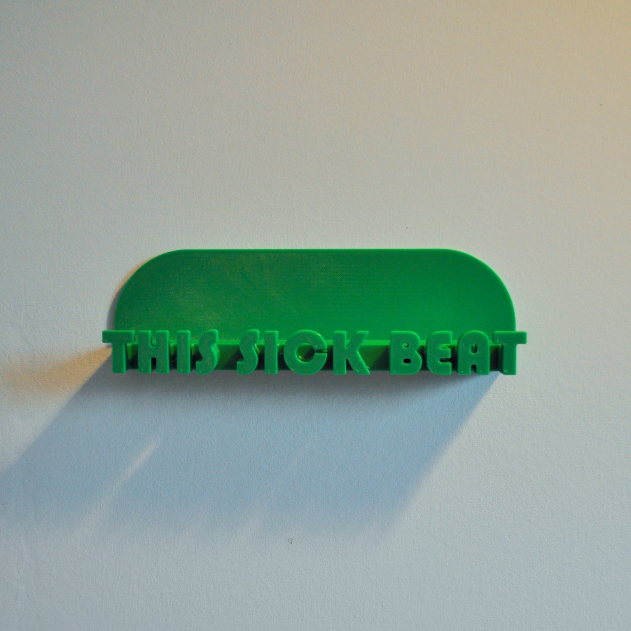 "Now Spinning" Record Display Shelf