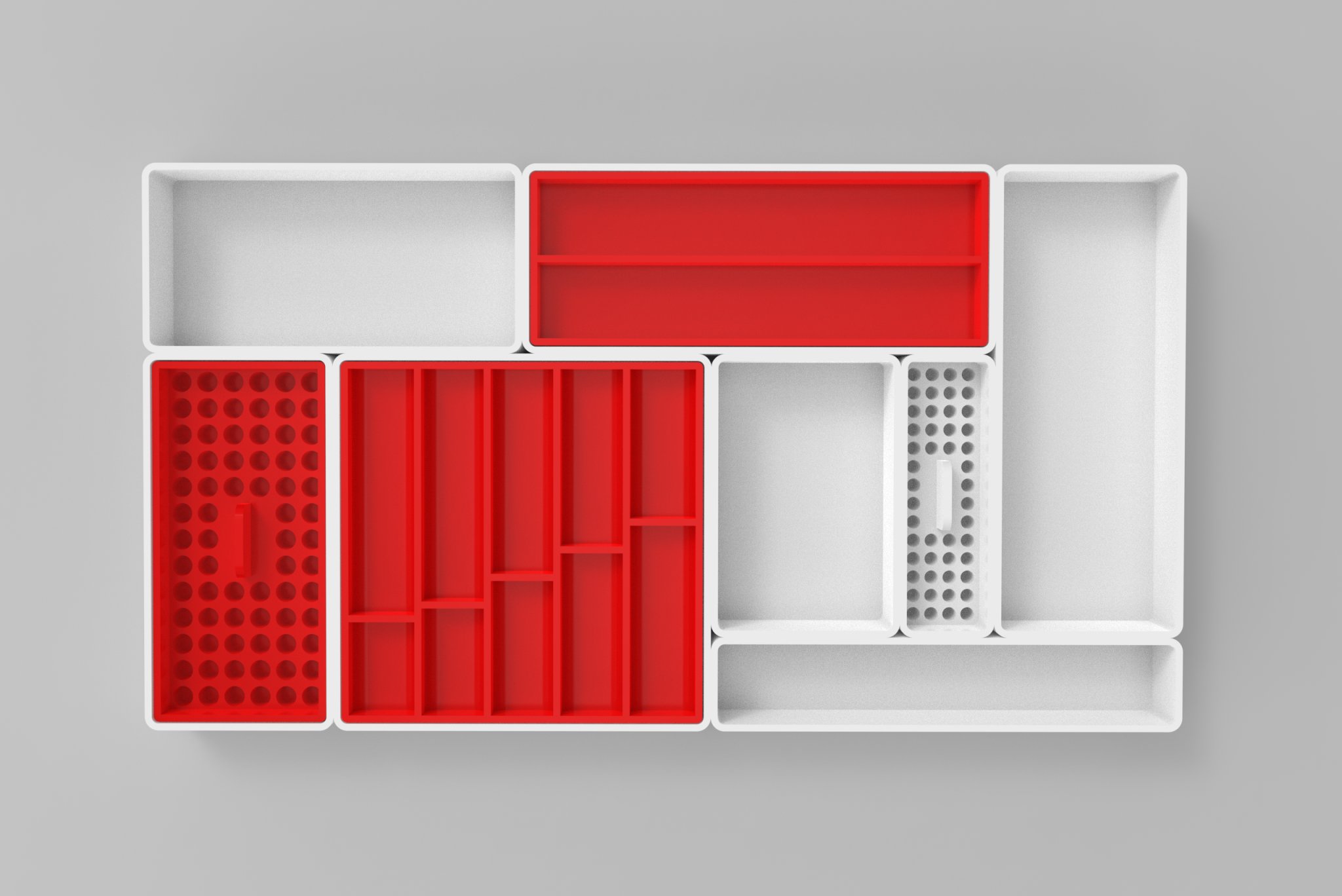 Tiêu đề Tổ chức ngăn kéo với các vật chèn cho dụng cụ mũi